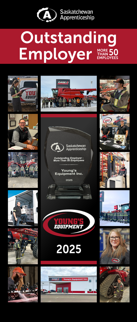 Young's Equipment Saskatchewan Apprenticeship Outstanding Employer Award 2025