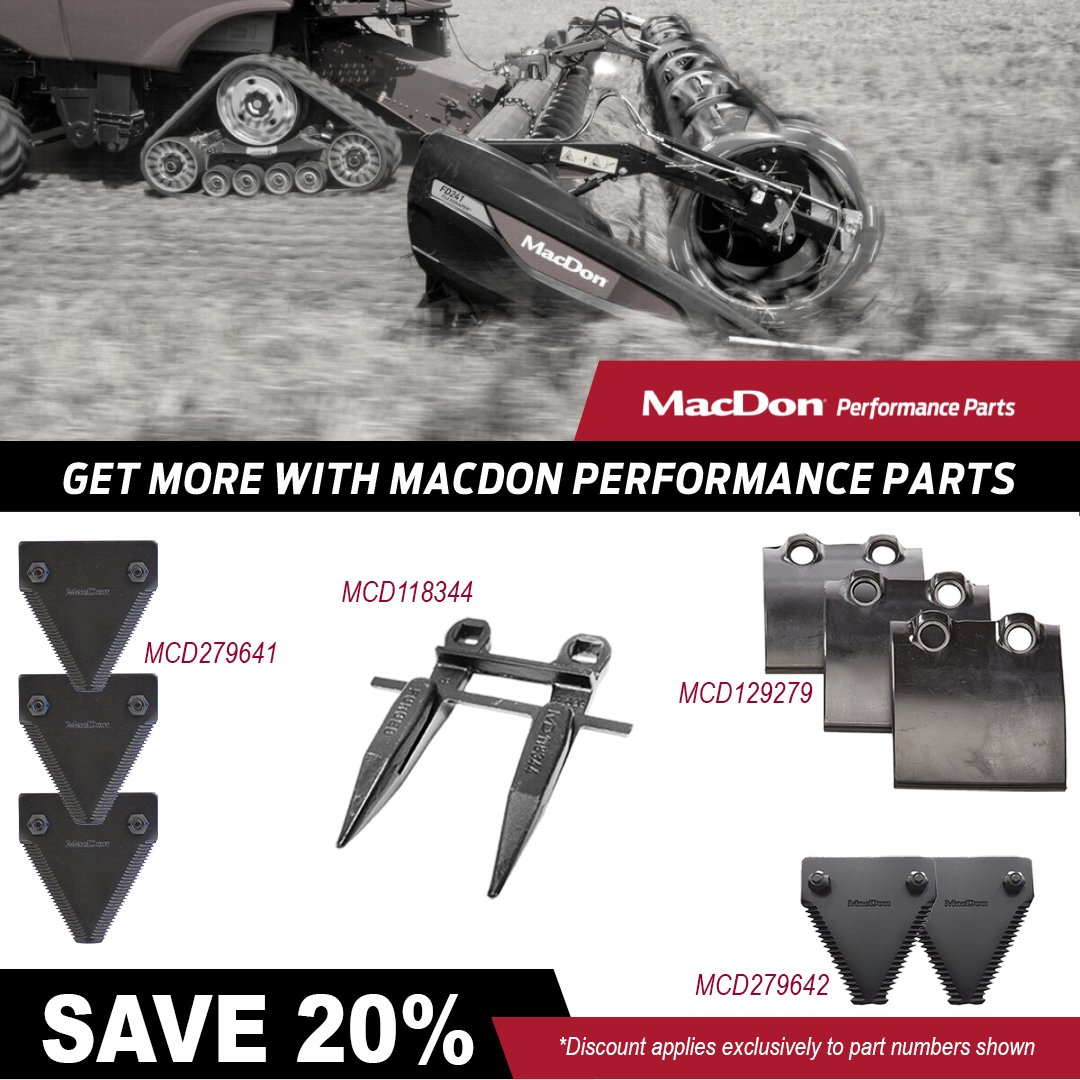 MacDon Performance Parts Sale