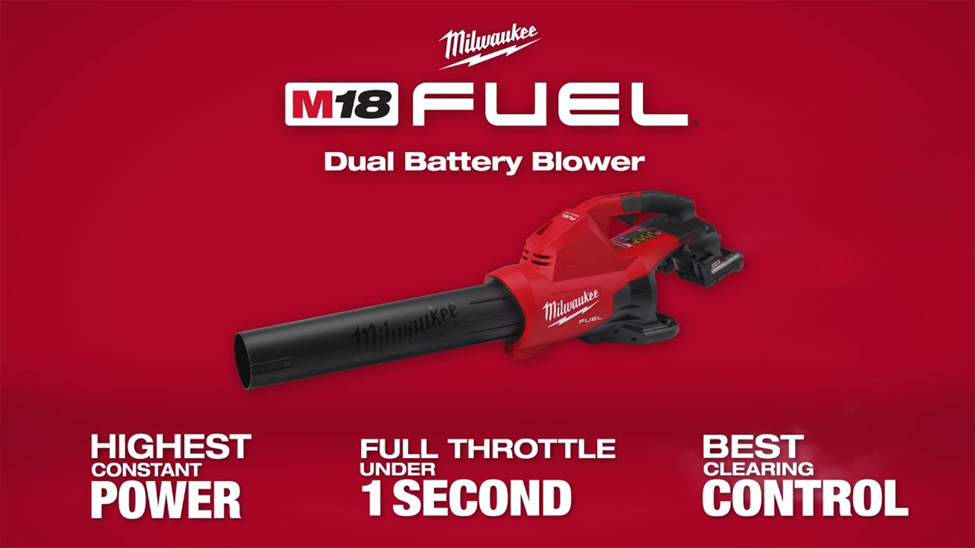 Milwaukee M18 Duel Battery Blower