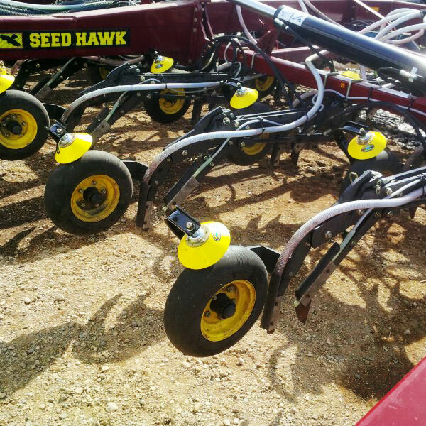 Devloo Roto Mud Scrapers on Seed Hawk