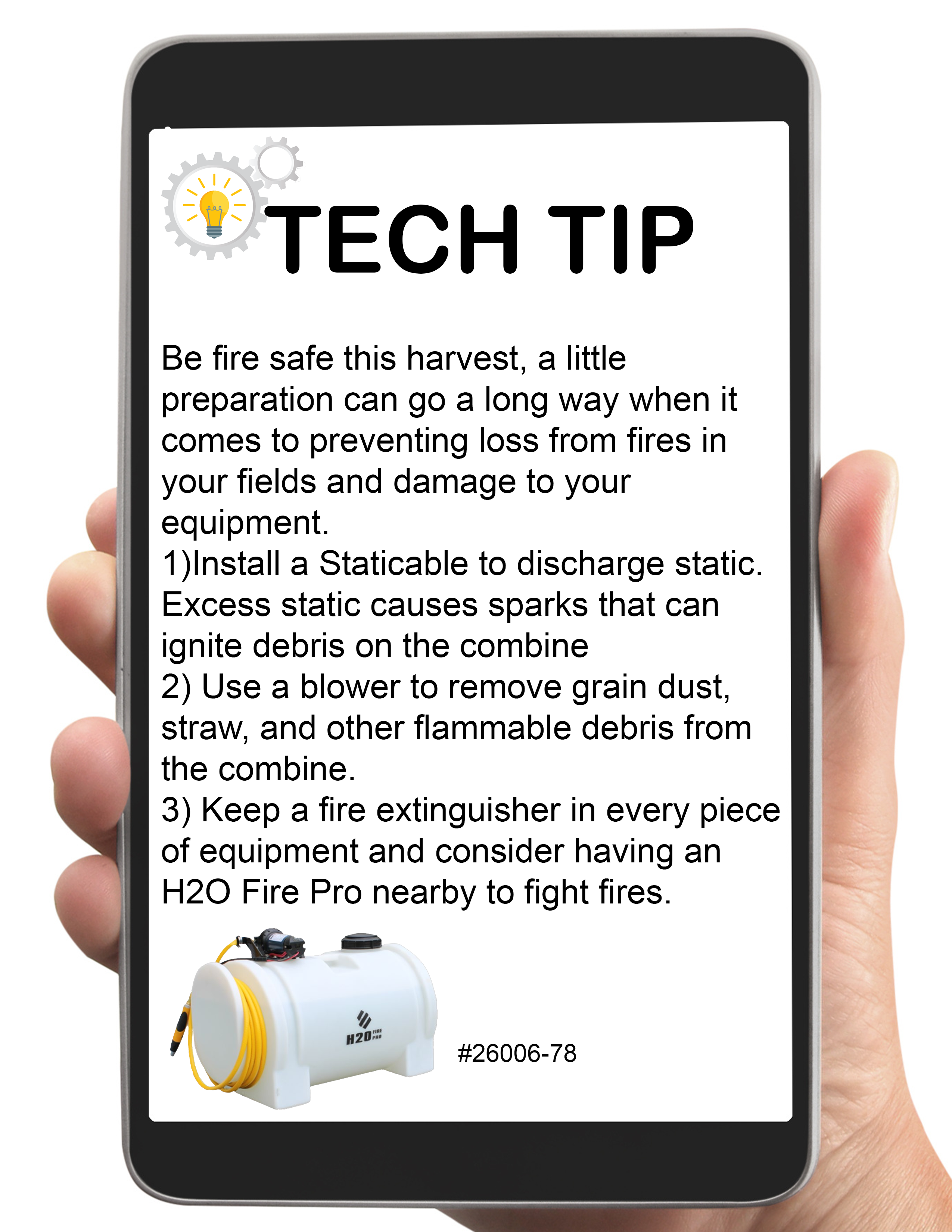 Tech Tip: Harvest Safety