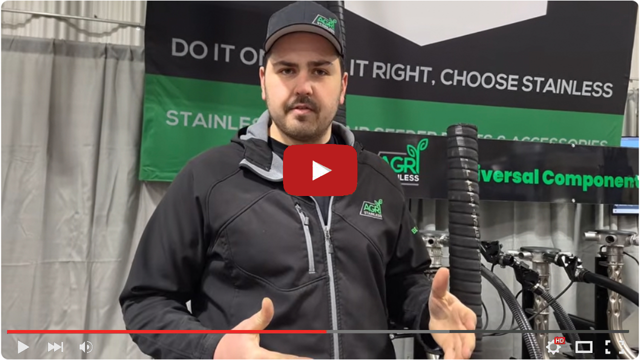 Agri Stainless Air Seeder Hose X-Stream Video