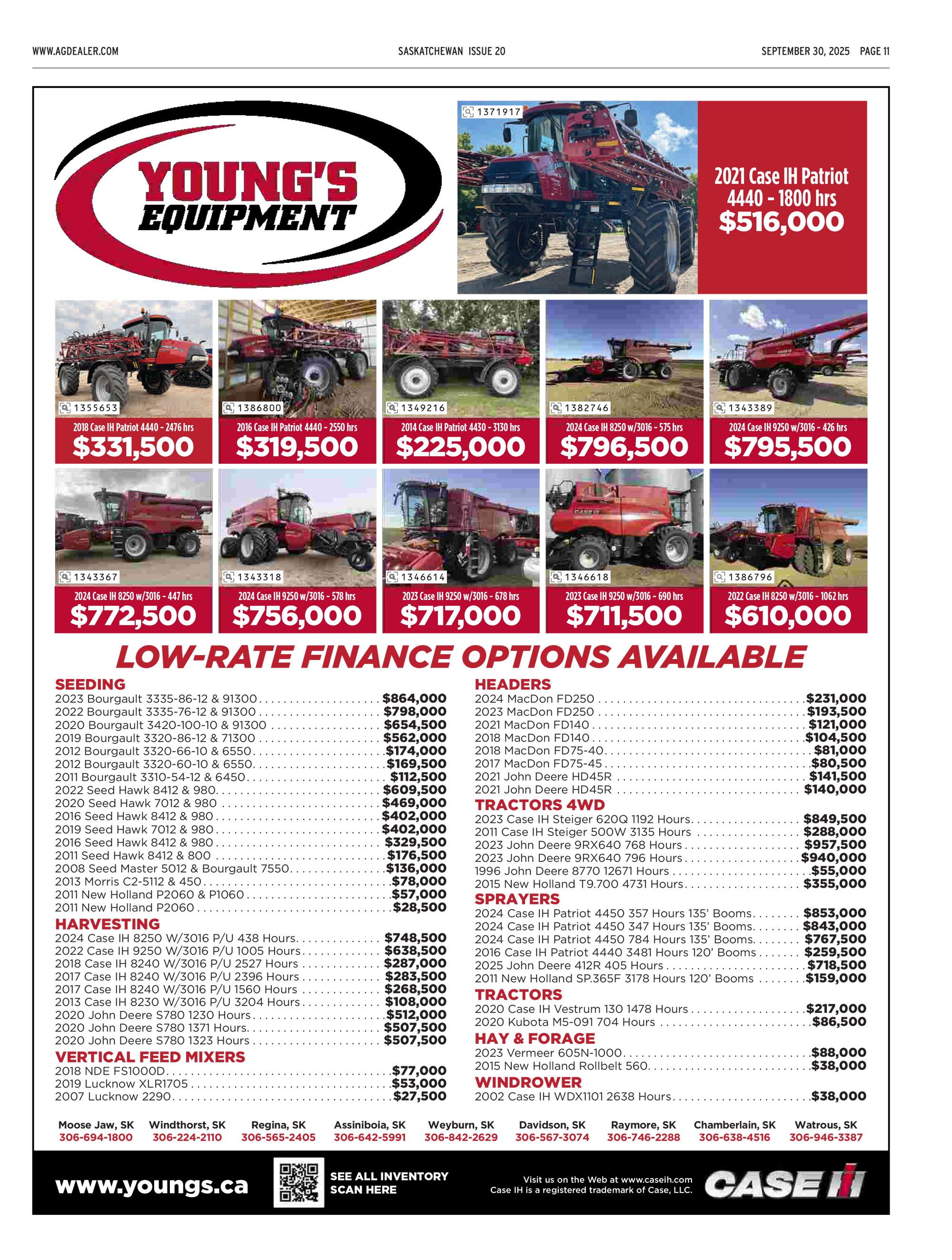 Ag Dealer Used Equipment Ad